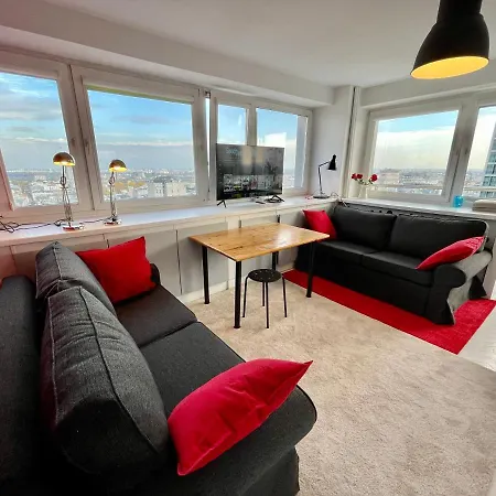 Apartment Sawa 3 Metro X2 Fast Wifi 50'tv Netflx Hbo Appletv+ Amazontv Warsaw